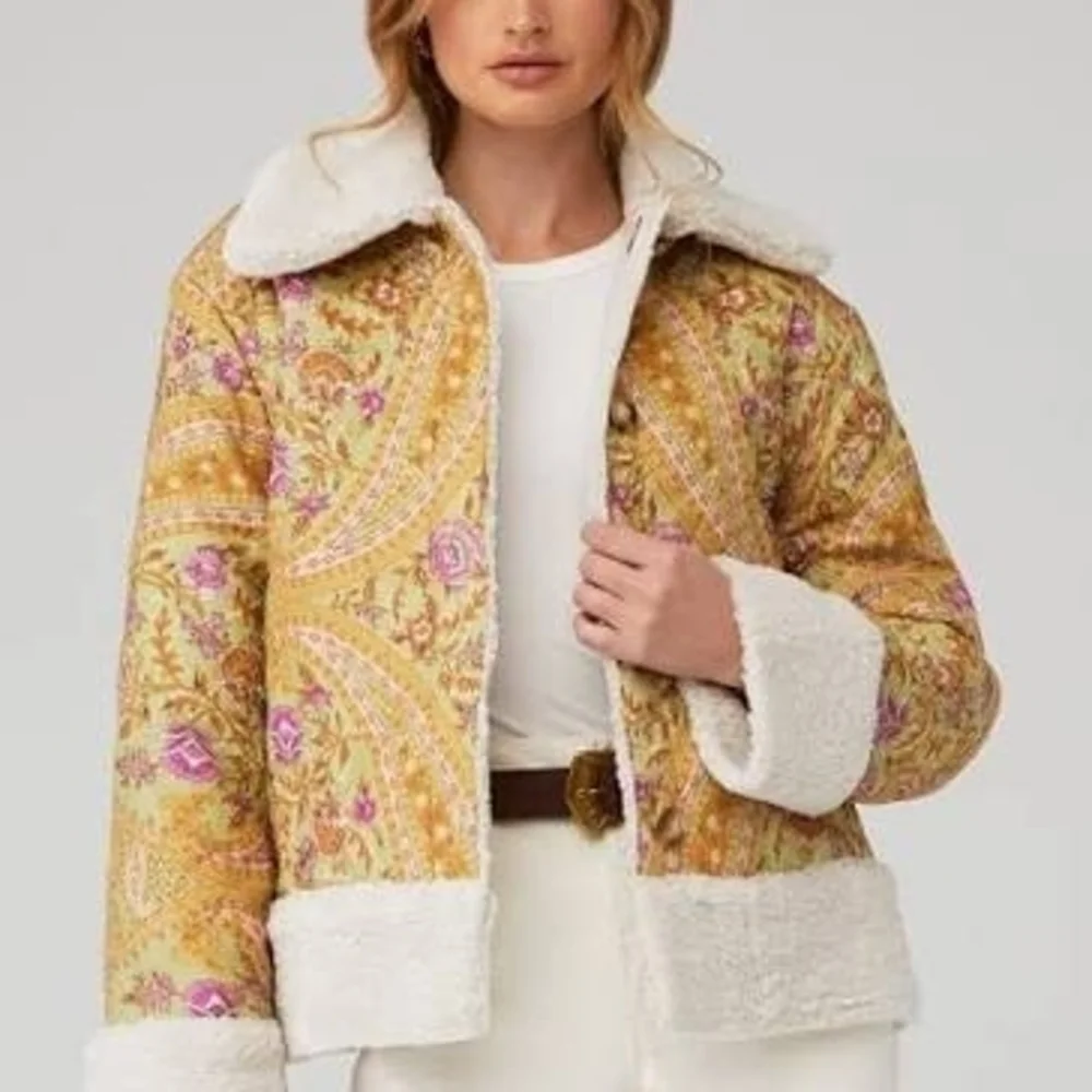 NWT Spell & the Gypsy x Free People Belladonna Reversable Sherpa Jacket Size XL - Picture 4 of 8